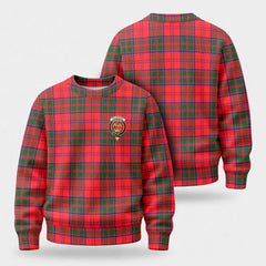 Drummond Modern Tartan Crest Sweater