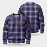 Dunlop Modern Tartan Crest Sweater