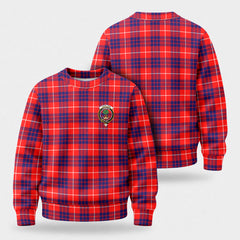 Hamilton Modern Tartan Crest Sweater