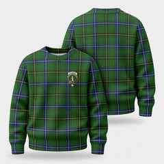 Henderson Modern Tartan Crest Sweater
