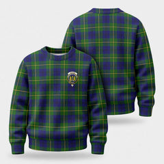 Johnson Modern Tartan Crest Sweater