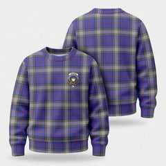 Kinnaird Tartan Crest Sweater