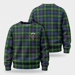 Kirkpatrick Tartan Crest Sweater