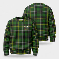 MacAlpine Modern Tartan Crest Sweater
