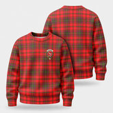 MacDougall Modern Tartan Crest Sweater