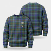 MacInnes Modern Tartan Crest Sweater