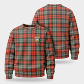 MacLachlan Weathered Tartan Crest Sweater