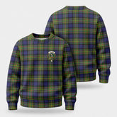 MacLaren Modern Tartan Crest Sweater