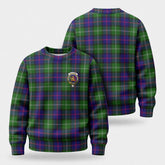 MacThomas Modern Tartan Crest Sweater