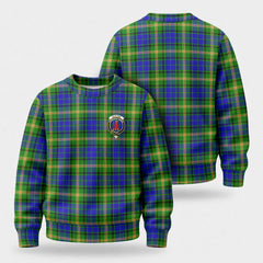 Maitland Tartan Crest Sweater