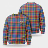 McBeth Modern Tartan Crest Sweater