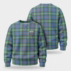 McPhail Hunting Ancient Tartan Crest Sweater