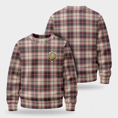 McPherson Hunting Ancient Tartan Crest Sweater