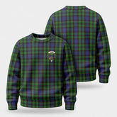 Mowat Modern Tartan Crest Sweater