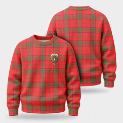 Ross Modern Tartan Crest Sweater