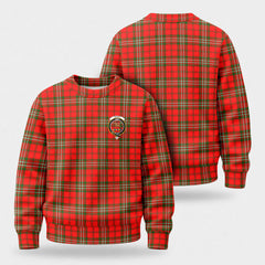 Scott Modern Tartan Crest Sweater