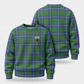 Turnbull Hunting Tartan Crest Sweater