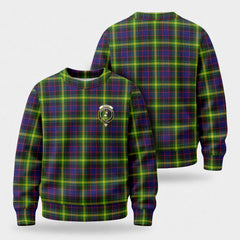 Watson Modern Tartan Crest Sweater