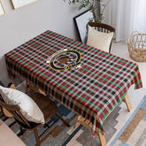 Borthwick Ancient Tartan Crest Tablecloth