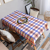 Boswell Modern Tartan Crest Tablecloth