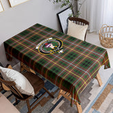 Buchanan Hunting Tartan Crest Tablecloth