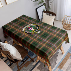 Buchanan Hunting Tartan Crest Tablecloth