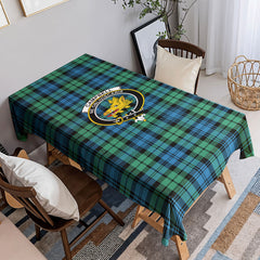 Campbell Ancient 01 Tartan Crest Tablecloth