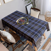 Clark Modern Tartan Crest Tablecloth