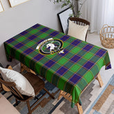 Colville Tartan Crest Tablecloth