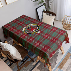 Crawford Modern Tartan Crest Tablecloth
