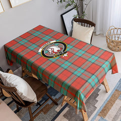 Dunbar Ancient Tartan Crest Tablecloth