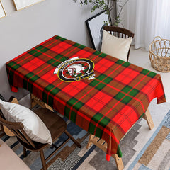 Dunbar Modern Tartan Crest Tablecloth