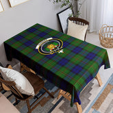 Dundas Modern Tartan Crest Tablecloth