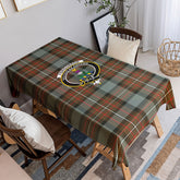 Fergusson Weathered Tartan Crest Tablecloth