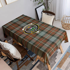 Fergusson Weathered Tartan Crest Tablecloth