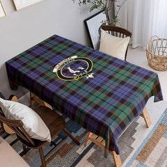Fletcher Modern Tartan Crest Tablecloth
