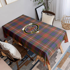 Fraser (of Lovat) Hunting Modern Tartan Crest Tablecloth