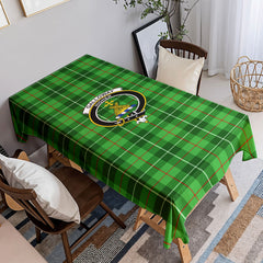Galloway District Tartan Crest Tablecloth