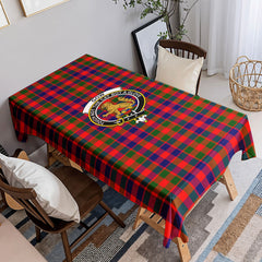 Gow (or McGouan) Tartan Crest Tablecloth