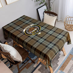 Graham of Menteith Weathered Tartan Crest Tablecloth