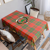 Grant Ancient Tartan Crest Tablecloth