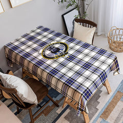Hannay Modern Tartan Crest Tablecloth