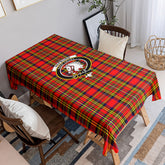Hepburn Tartan Crest Tablecloth