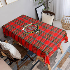 MacBain Tartan Crest Tablecloth