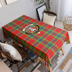 MacLean of Duart Modern Tartan Crest Tablecloth