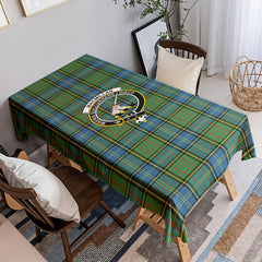 MacMillan Hunting Ancient Tartan Crest Tablecloth
