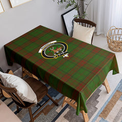 Maxwell Hunting Tartan Crest Tablecloth