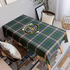 McDowall Tartan Crest Tablecloth