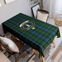 McKay Modern Tartan Crest Tablecloth