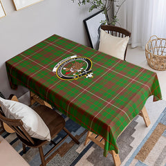 McKinnon Hunting Modern Tartan Crest Tablecloth